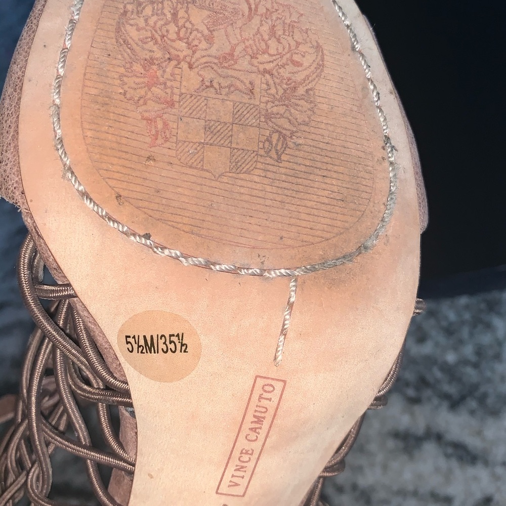 Vince Camuto Evel Caged Heeled Sandals - Picture 6 of 7